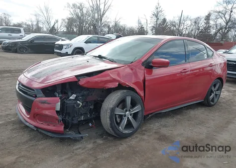 2015 Dodge Dart Gt из США, поврежденный, VIN 1C3CDFEB3FD141987